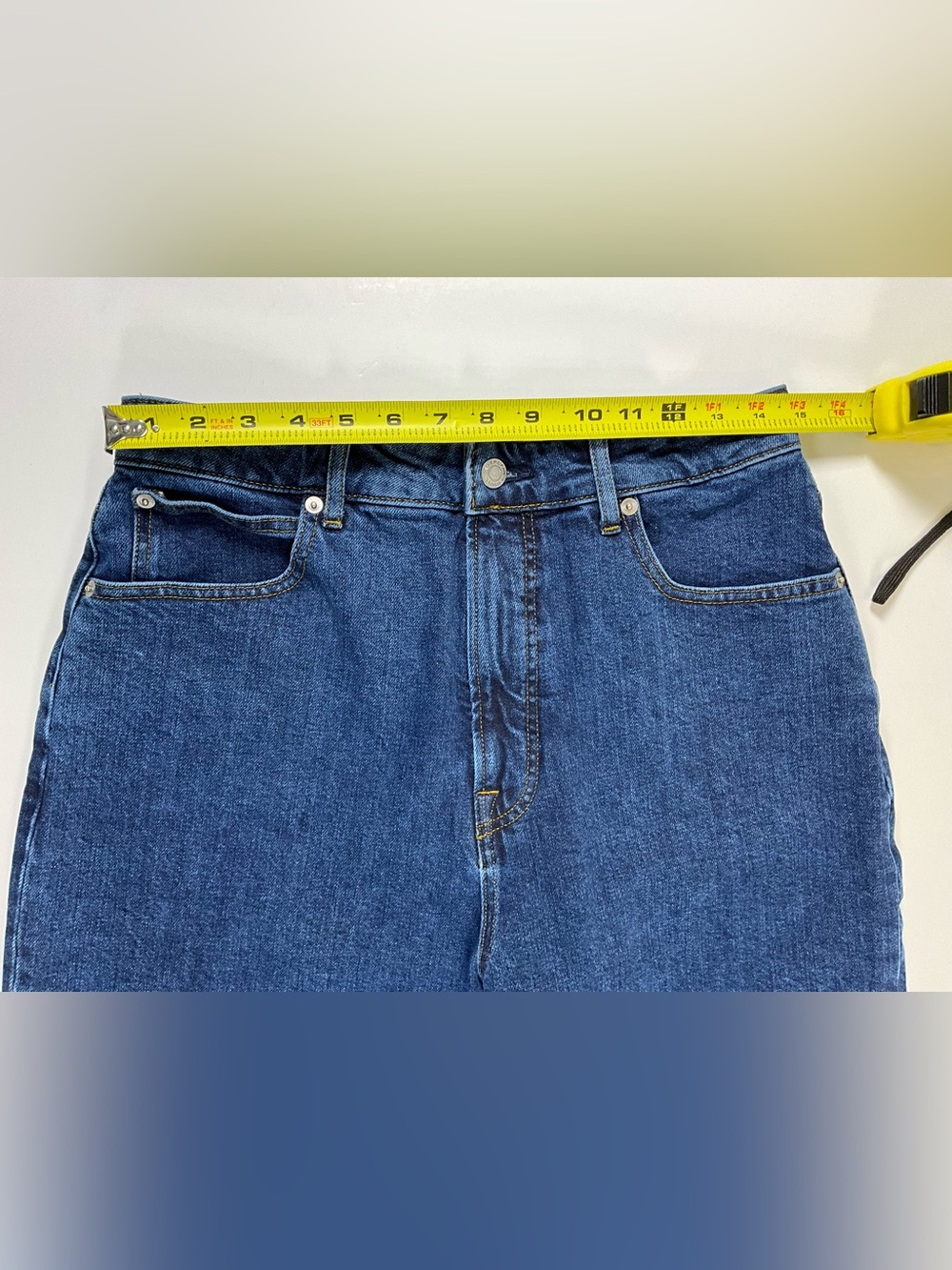 Everlane The Curvy Way High Jean Size 31 Long High Rise Organic Cotton - Picture 4 of 15